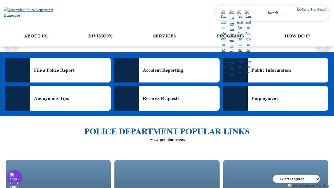 Police Department Kennewick, WA